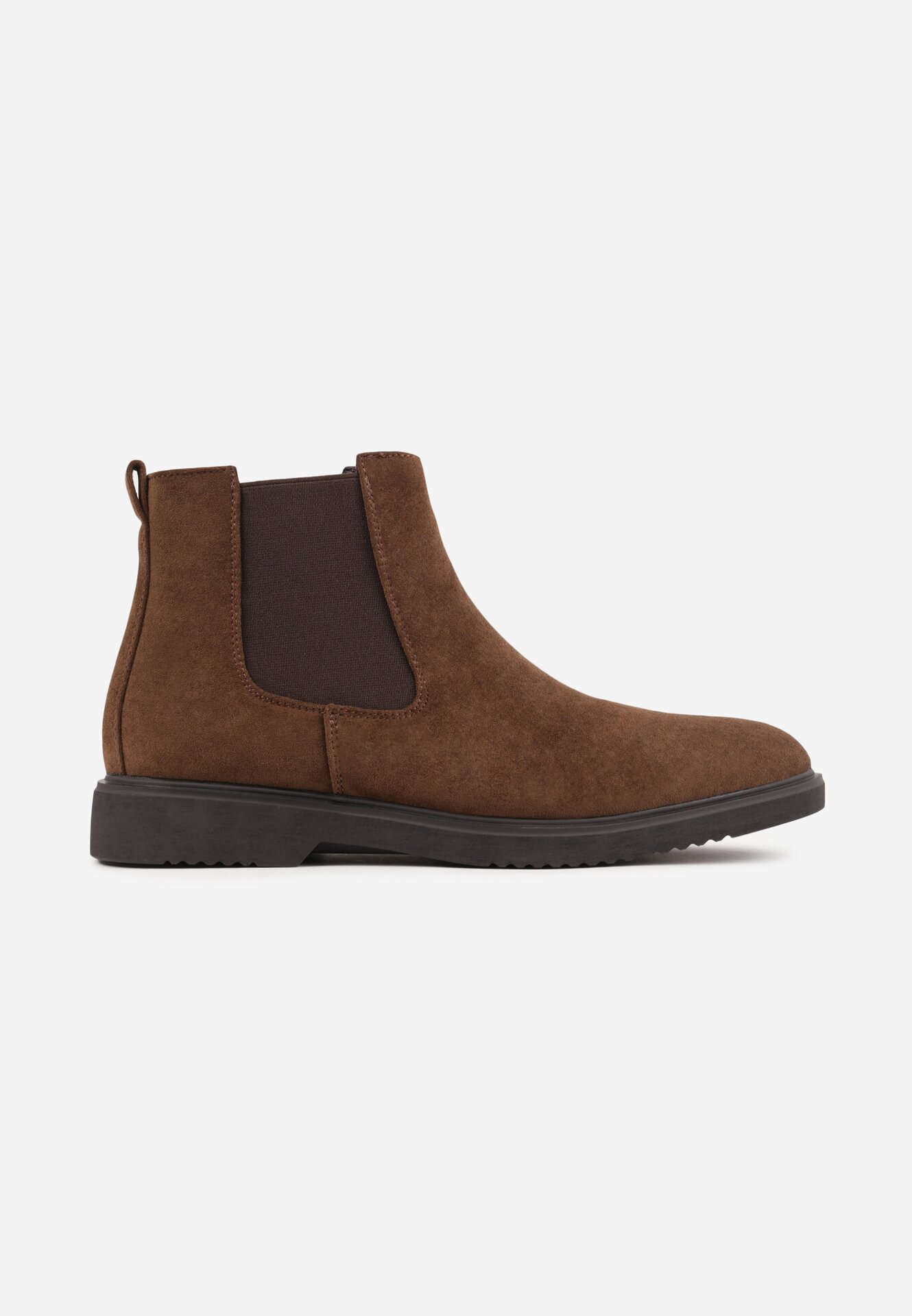 Botine în stil Chelsea Latori Bej închis