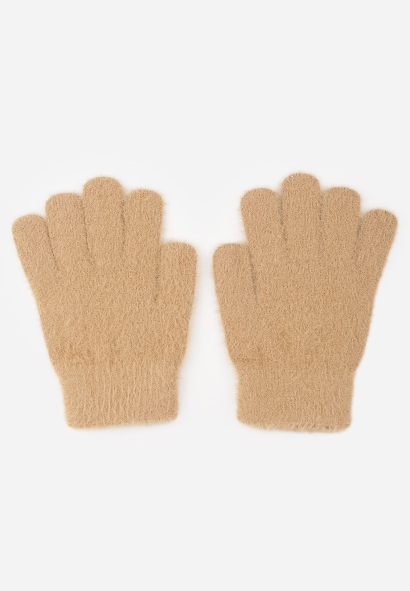 Mănuși din tricot Callio Bej