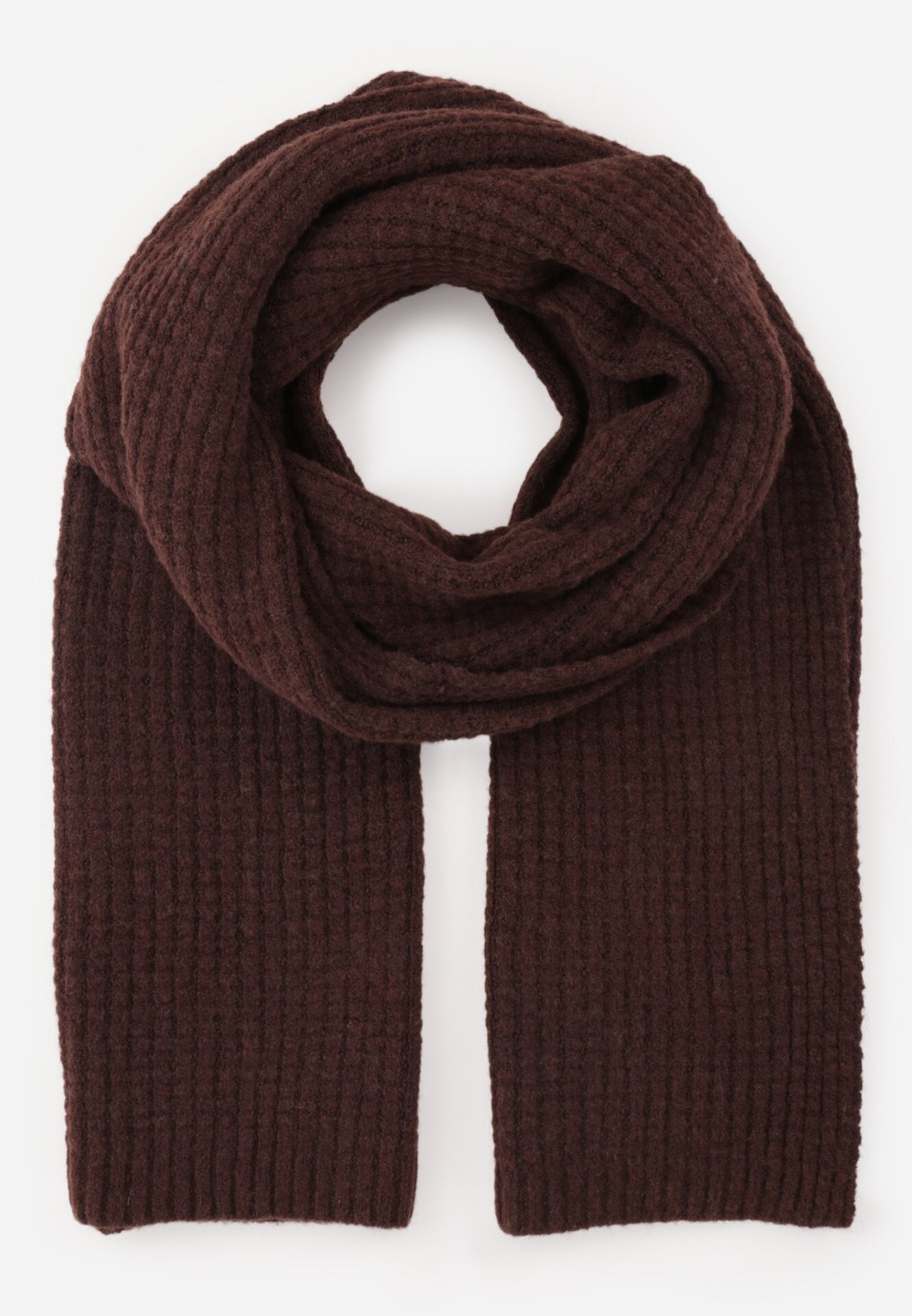 Fular clasic din tricot cu model fagure Vikitala Maro