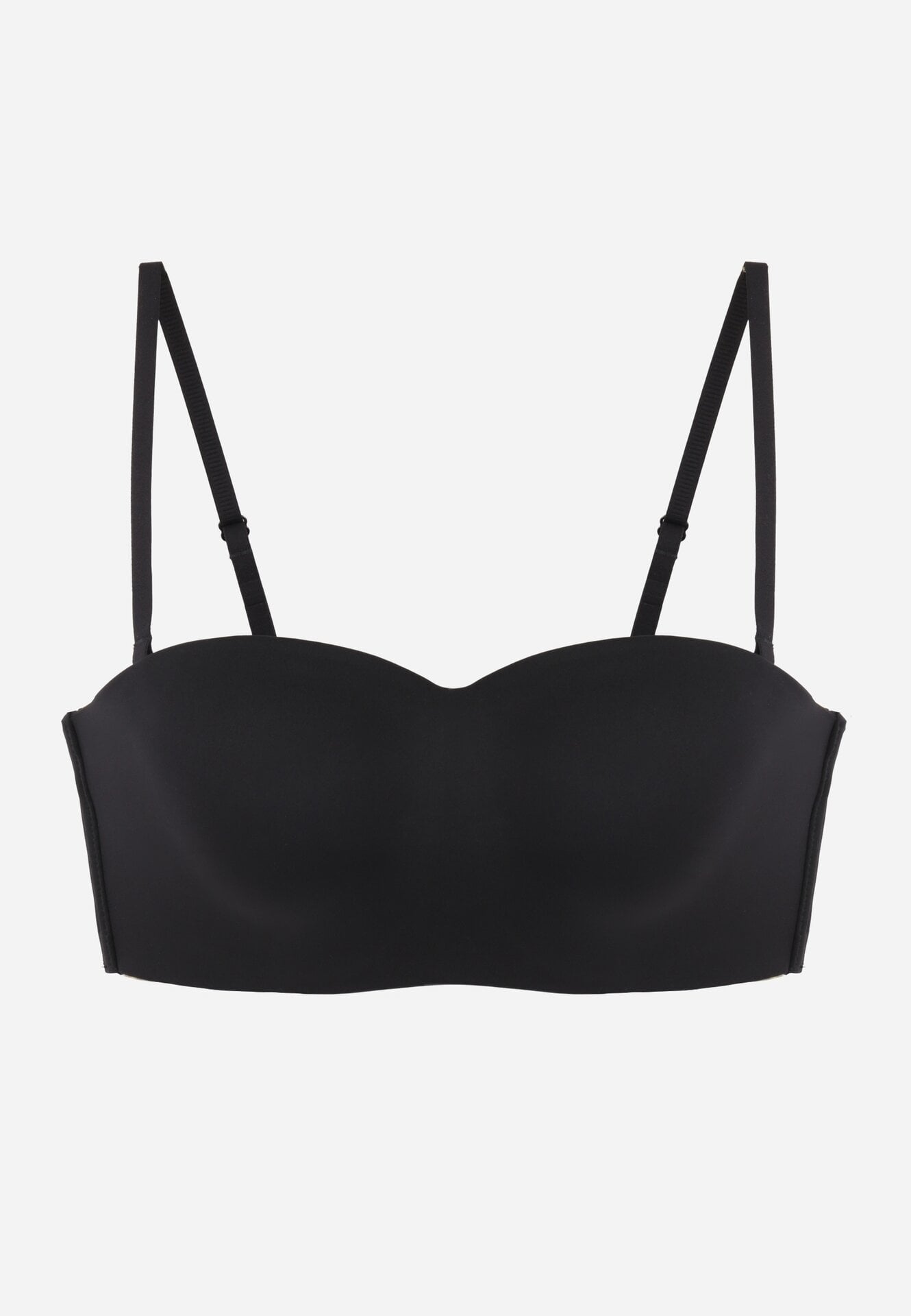 Sutien bardot simplu fără sârmă Tessarae Negru