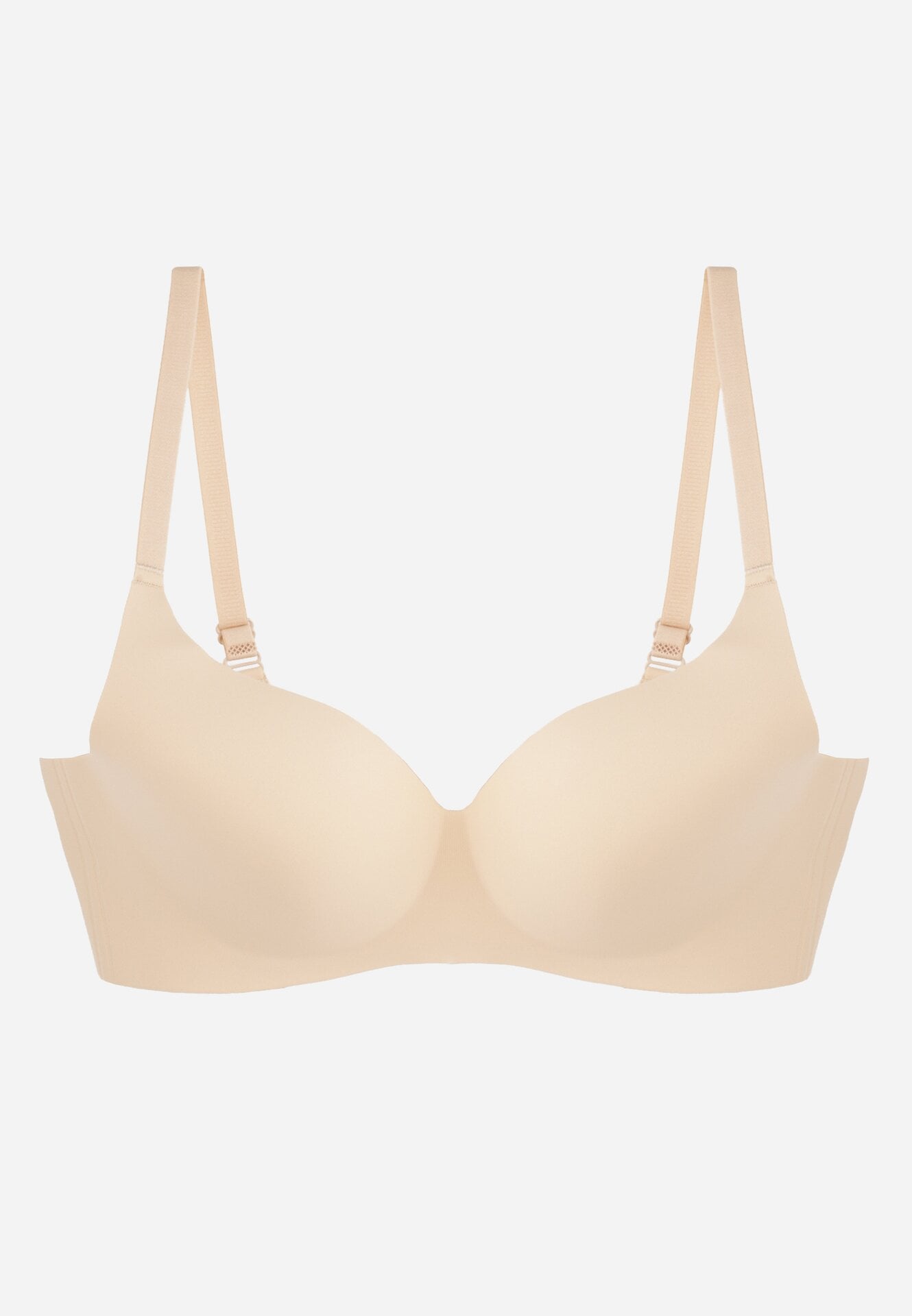 Sutien Basic minimalist fără sârmă simplu Isealea Bej