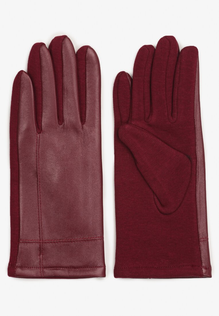 Bordowe Rękawiczki Aroene