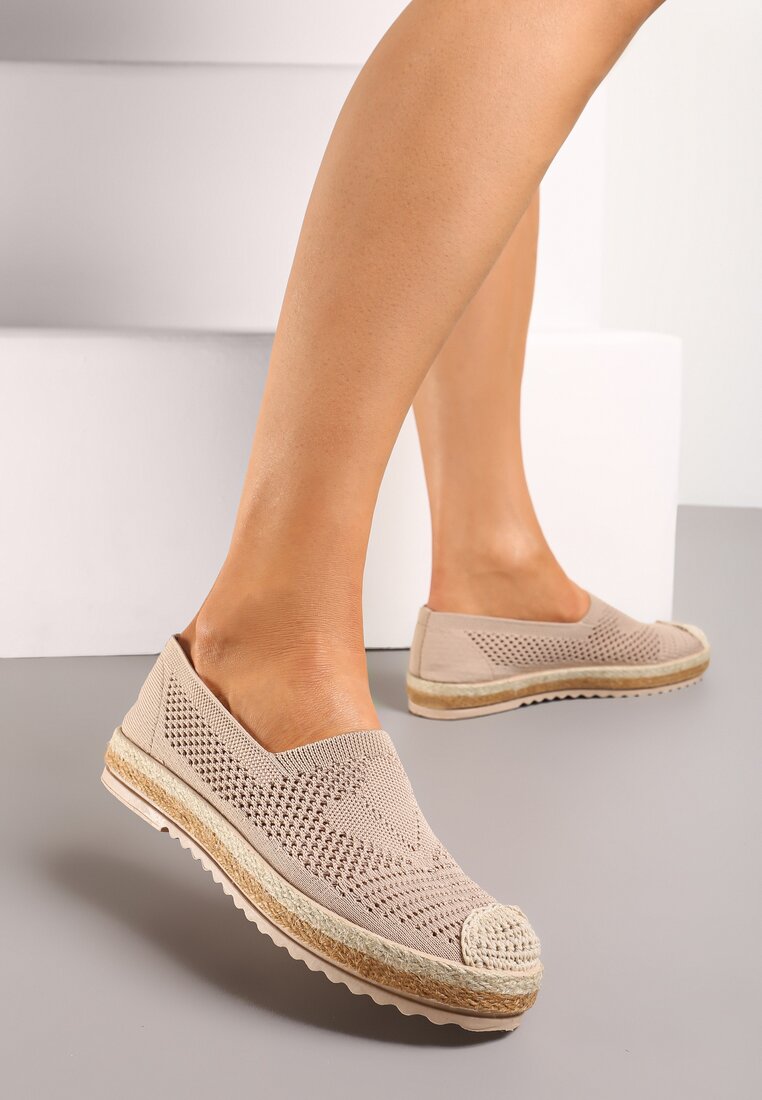 Espadrile Bej