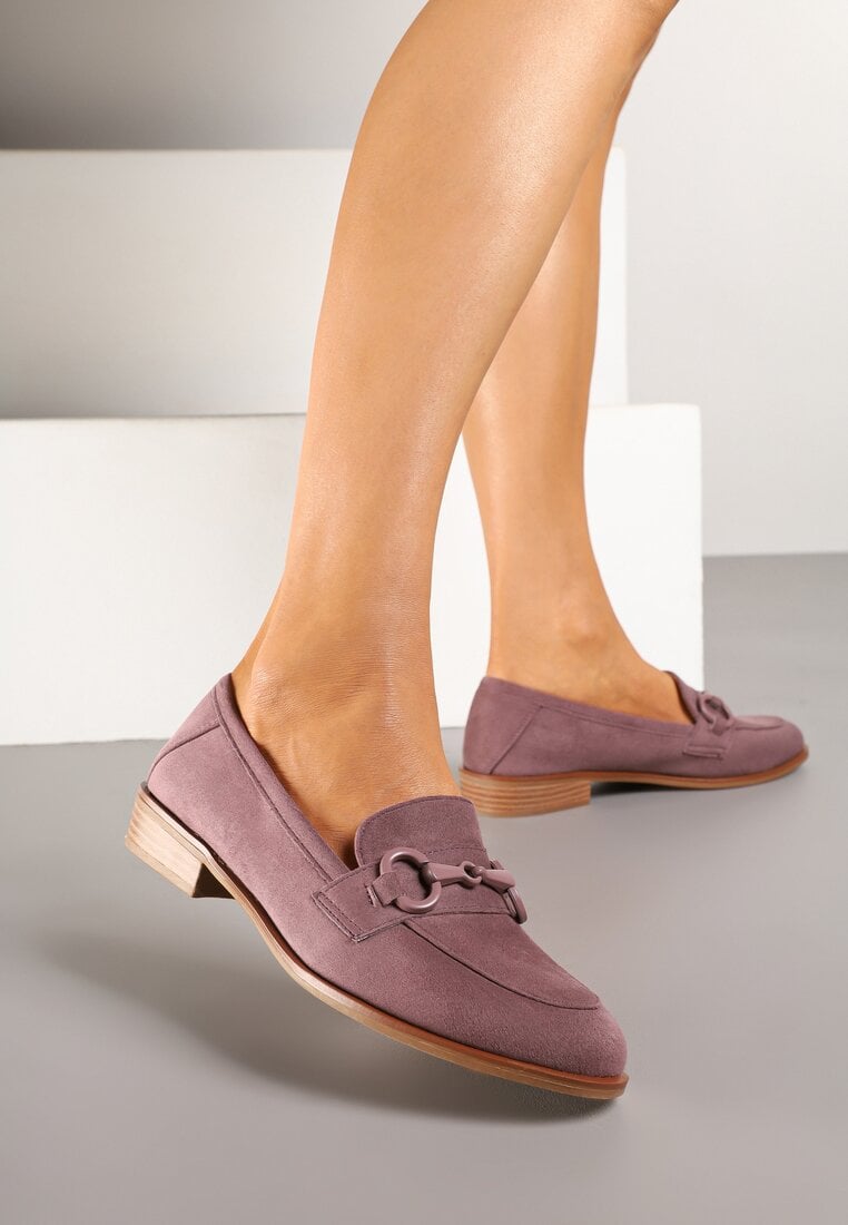 Mocasini Mov deschis