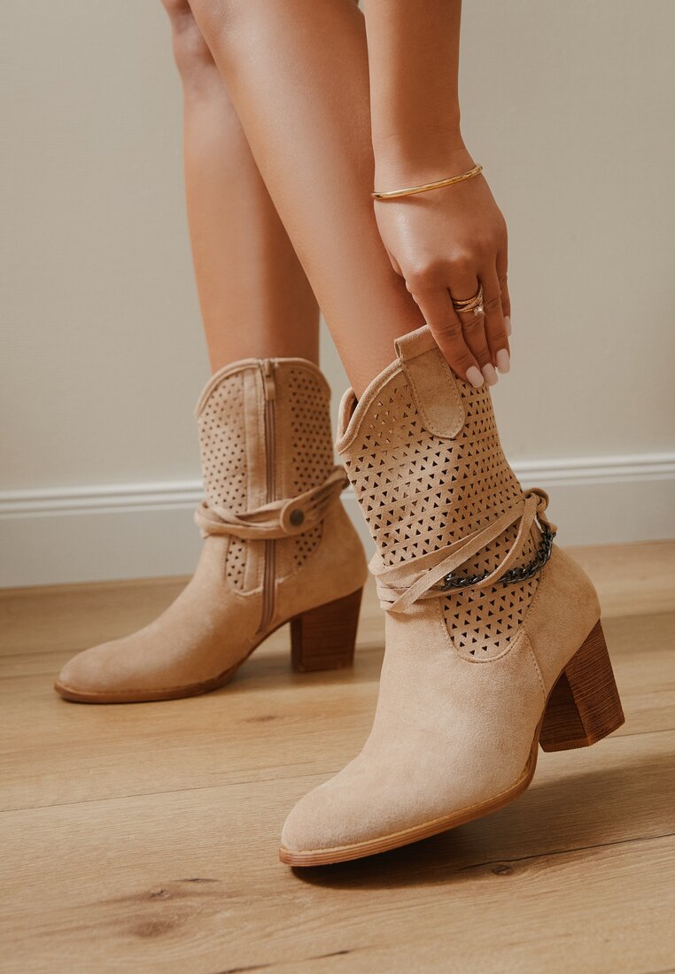 Botine Bej închis