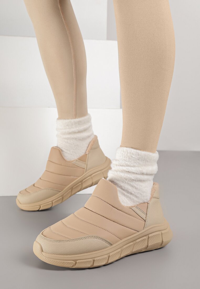 Sneakers Bej închis